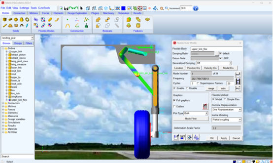设计仿真-深入解析Adams的直接柔性化功能:ViewFlex