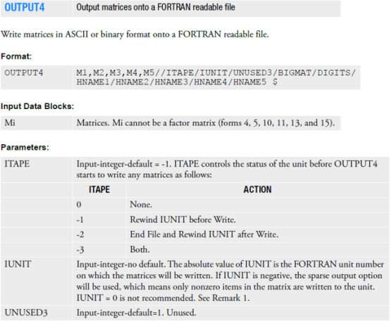 MSC Nastran计算过程数据提取和使用方法