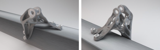 该航空支架的优化设计使其重量减轻了63%