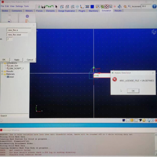 设计仿真-深入解析Adams的直接柔性化功能:ViewFlex
