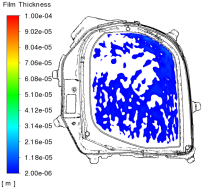 通过欧拉液膜模型预测并优化车灯结霜