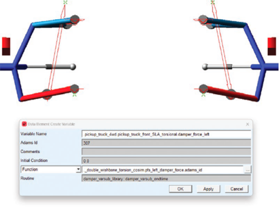 马恒达使用Adams与 ODYSSEE机器学习构建频率相关阻尼器准确预测行驶和操纵性能