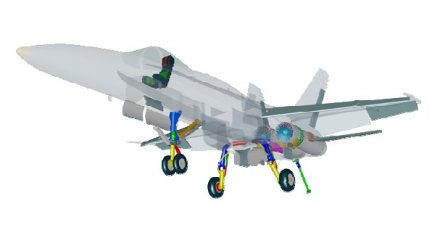 设计仿真：Adams Aircraft起落架功能简述