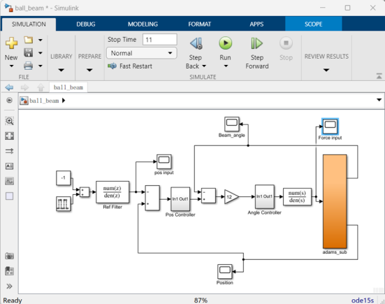 设计仿真:Adams_Controls变拓扑分析