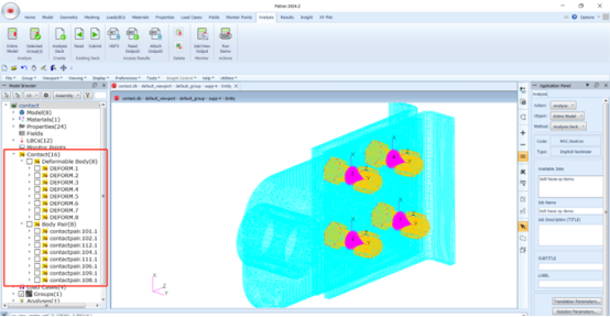 设计仿真MSC Nastran自动接触定义介绍