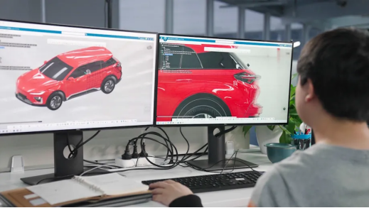 哪吒汽车模拟仿真完成设计