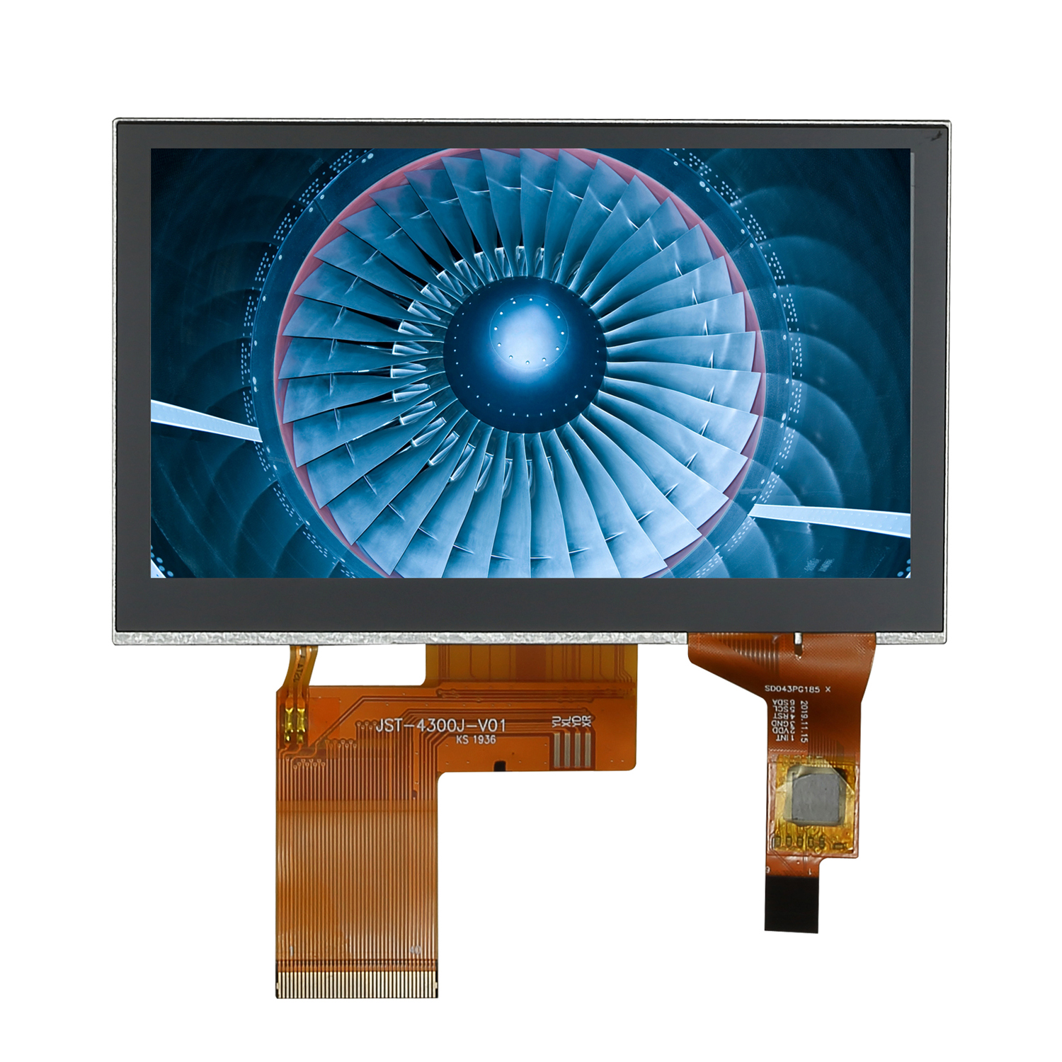 4.3寸TFT-LCD/LCM电容触摸屏