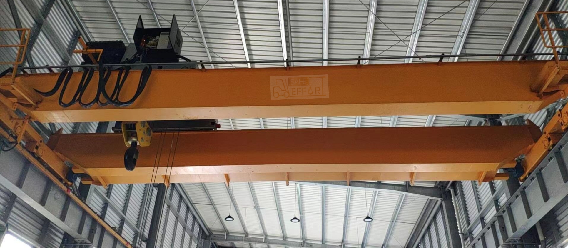 double girder over head crane       capacity of 25Ton / Spain =12M/ Lifting Height=8M