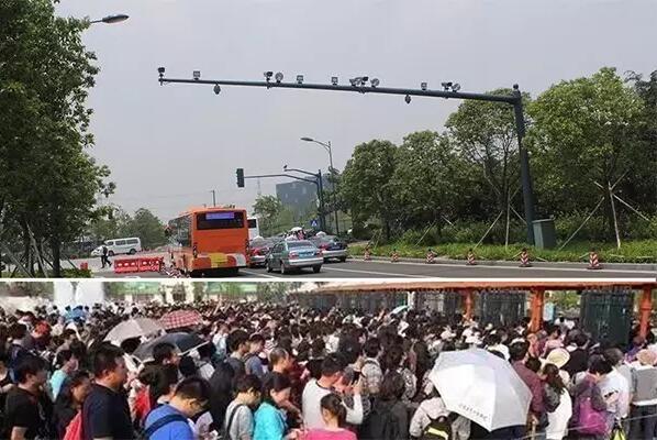 宇视摄像机集成了大流量人数统计与预警功能