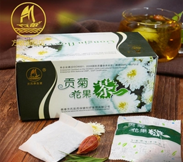 贡菊花果茶