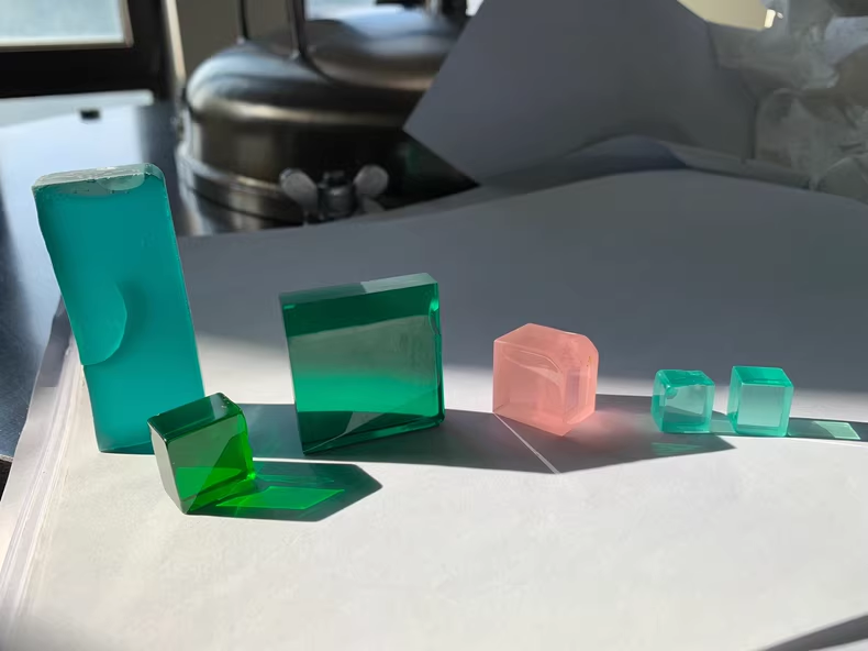 colorful YAG polycrystals
