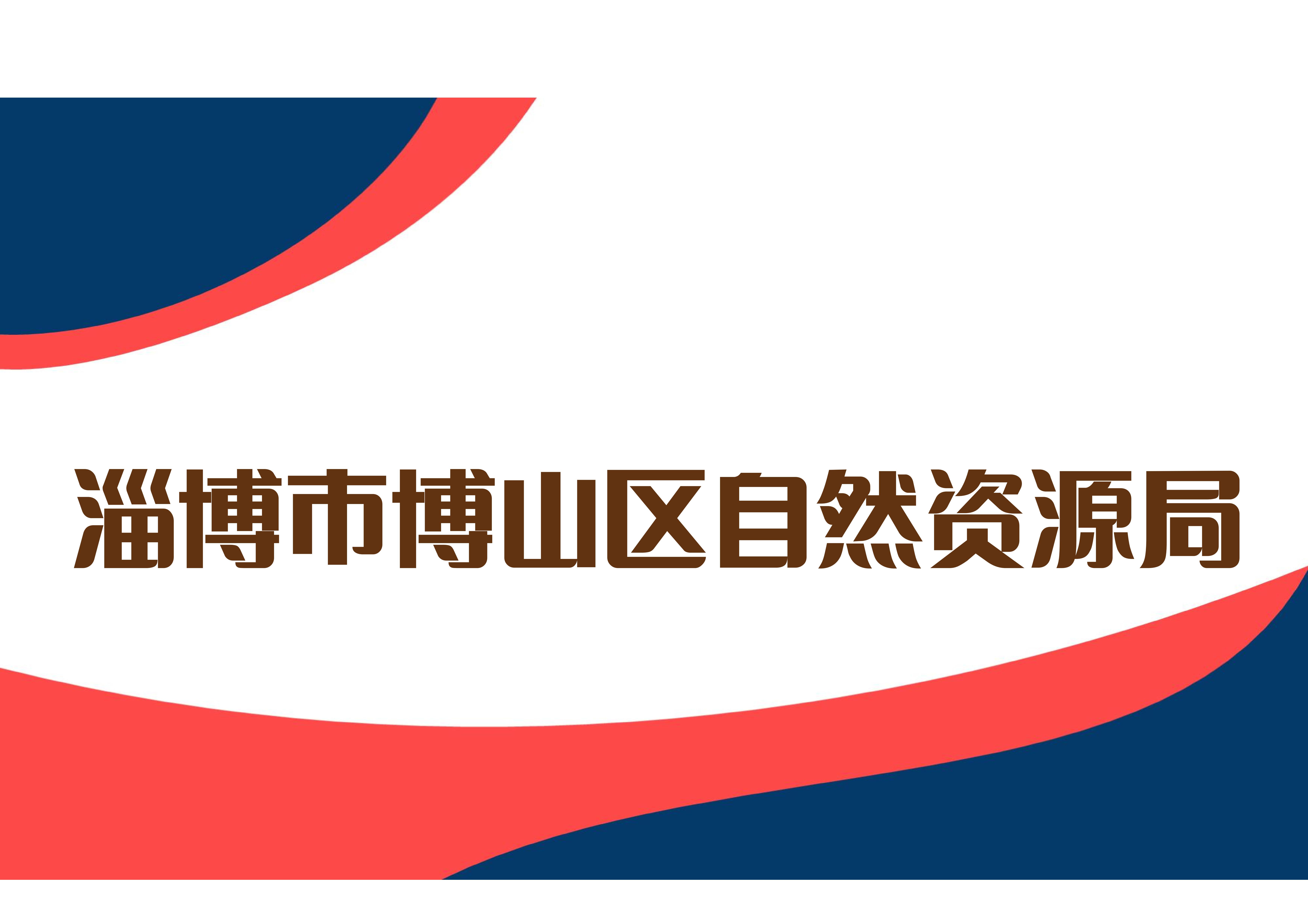 淄博市博山区自然资源局