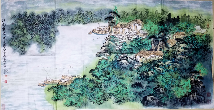 朱葵国画精品