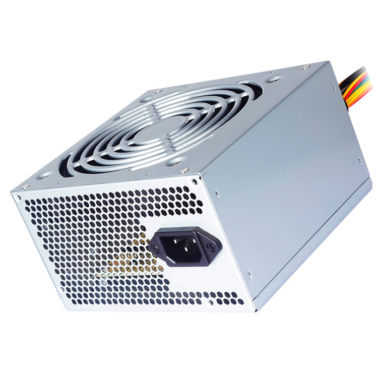 ATX POWER SUPPLY 200W SILVER COVER 12CM FAN COLOR WIRES FOR PC CASE SKPS200-1
