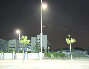 东莞中堂中学为学校区域照明工程