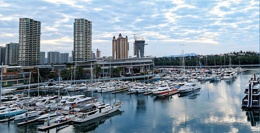 海南三亚清水湾游艇俱乐部空气净化项目投用！