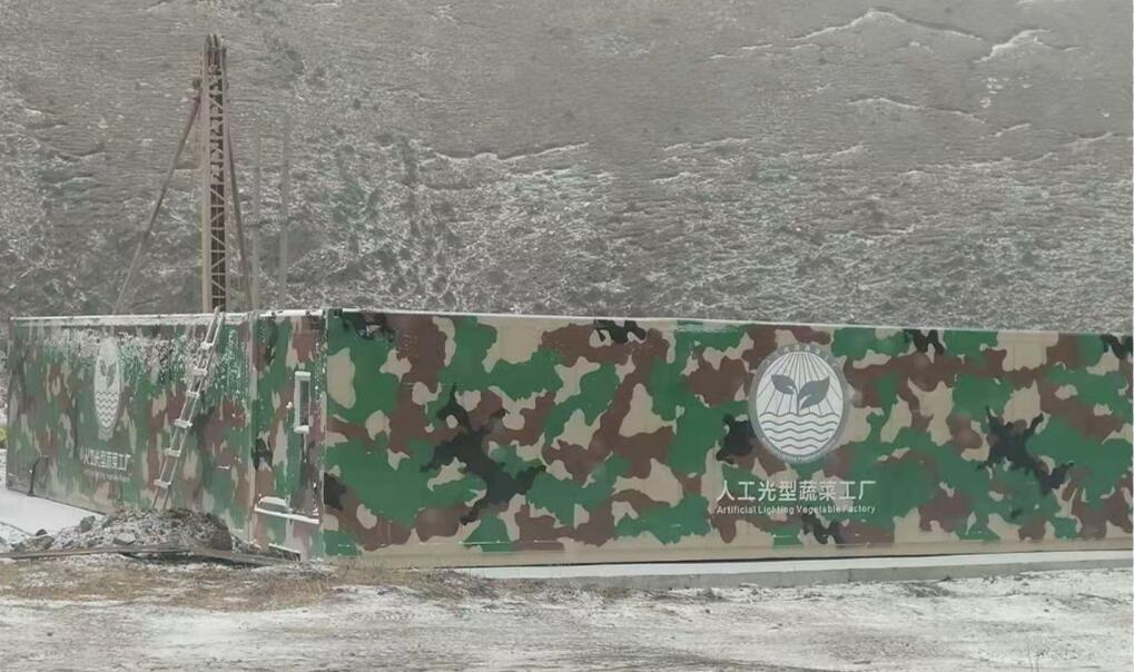 西宁某部队200平方生产型植物工厂