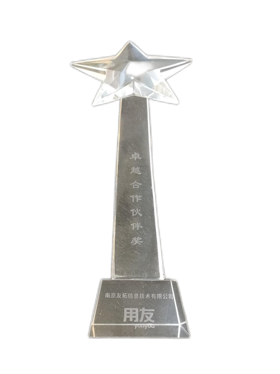 2020年度用友网络卓越合作伙伴奖
