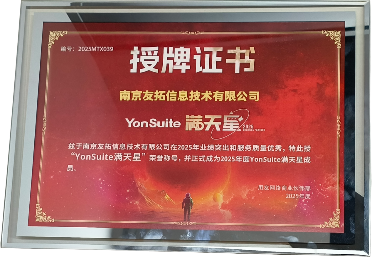 2025年YonSuite满天星