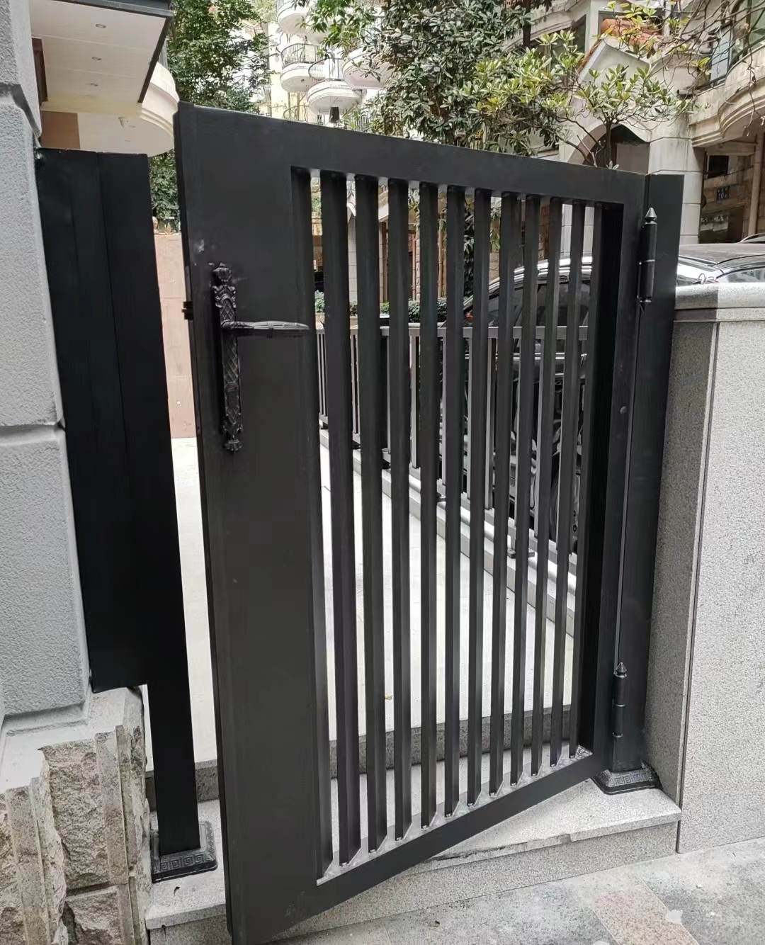 铝合金铝艺中式百叶单开门