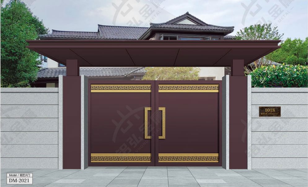 铝艺庭院大门