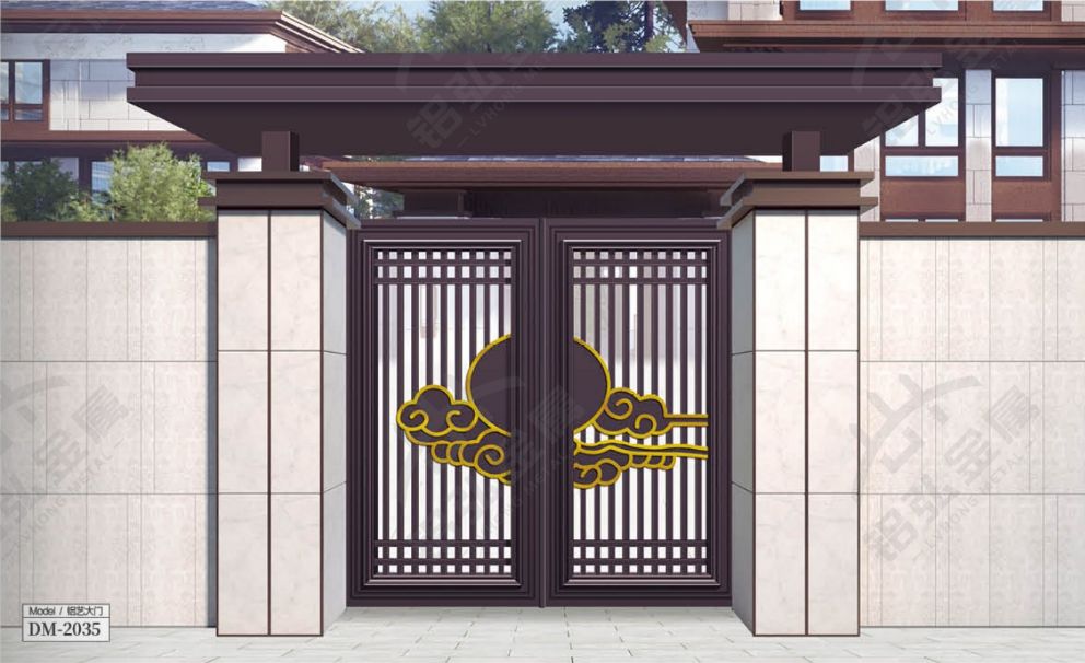 铝艺庭院大门