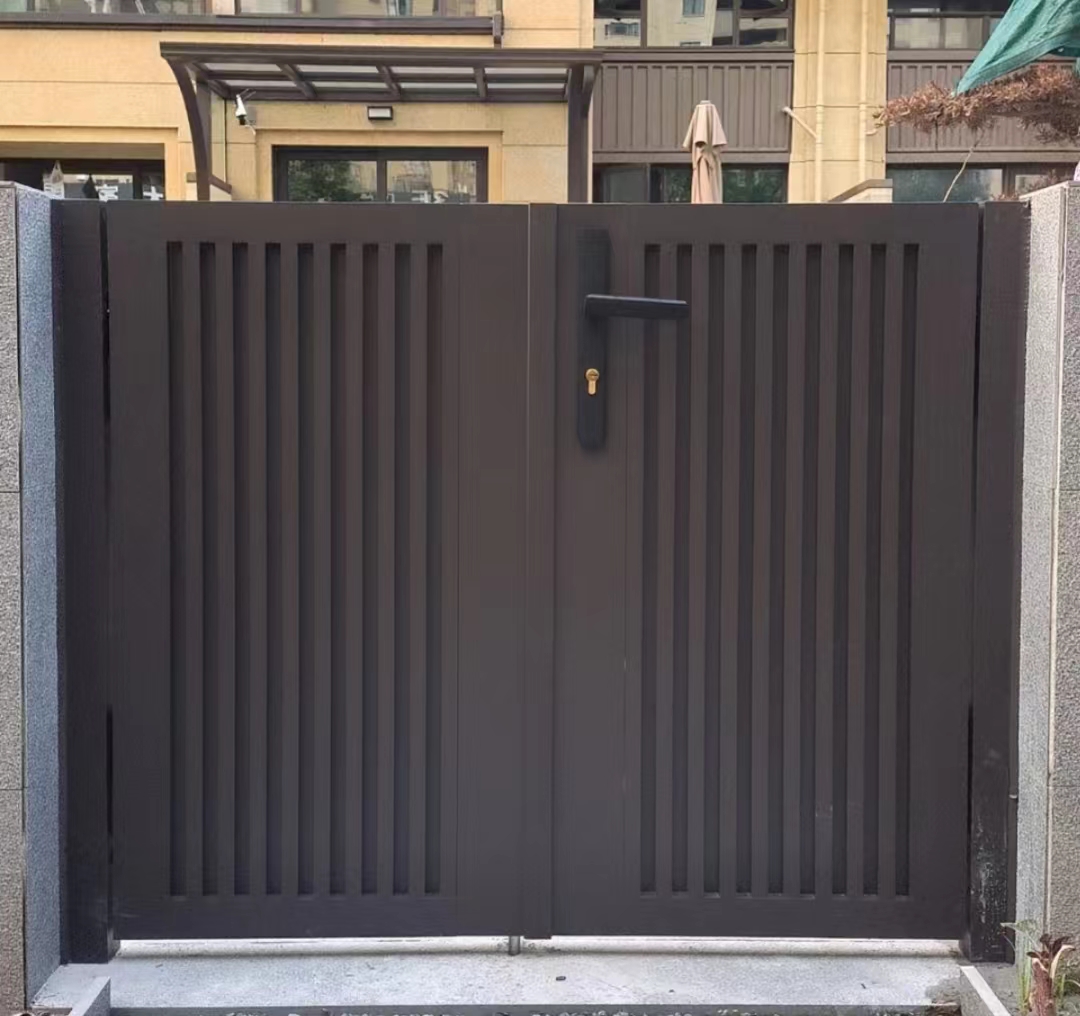 铝合金铝艺双开门封板门