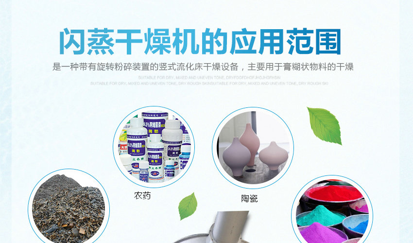 干燥機(jī)應(yīng)用范圍
