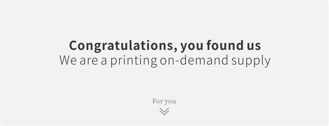 we are a printing on demand supply