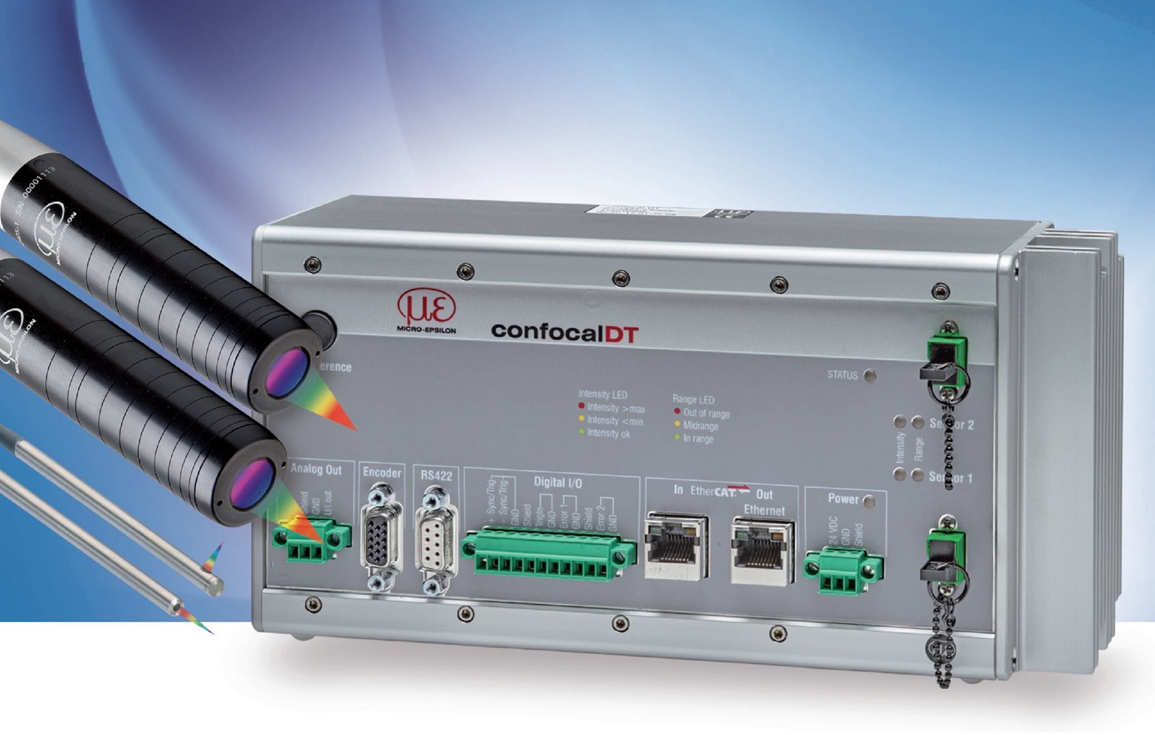confocalDT 242x 工业标准光谱共焦传感器控制器
