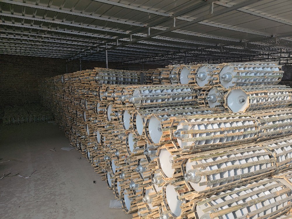 Production process of porcelain insulators