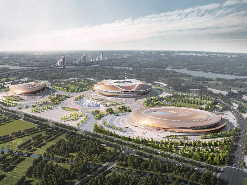 濟(jì)南新舊動(dòng)能轉(zhuǎn)換起步區(qū)黃河體育及科技園區(qū)基礎(chǔ)設(shè)施一期項(xiàng)目足球場(chǎng)施工