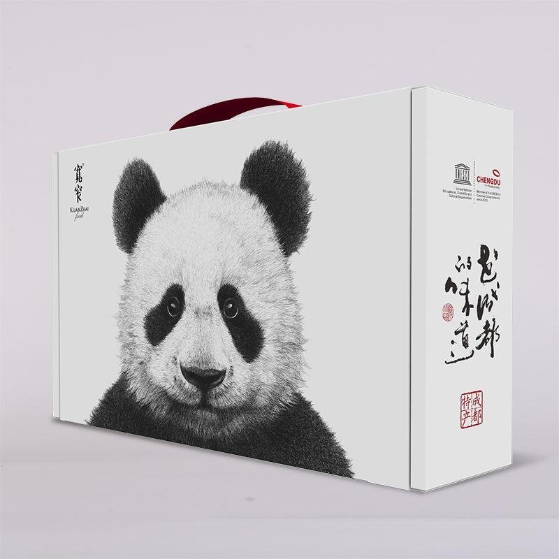 飞机火锅熊猫礼盒