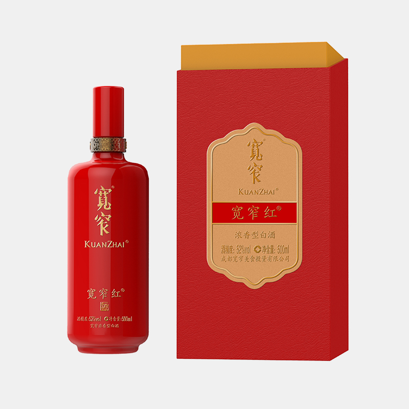 宽窄红酒