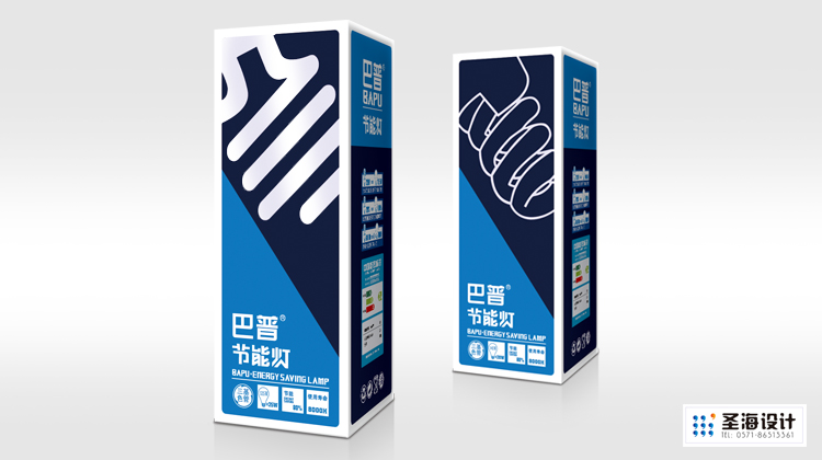 旭辉照明电器/led灯/节能灯包装设计/杭州包装设计/杭州圣海包装艺术设计有限公司