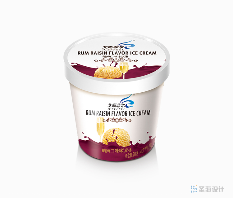 香港艾斯菲尔/冰淇淋包装设计/香港甜点冰淇淋/杭州包装设计/杭州圣海包装艺术设计有限公司