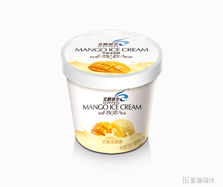 香港艾斯菲尔/冰淇淋包装设计/香港甜点冰淇淋/杭州包装设计/杭州圣海包装艺术设计有限公司