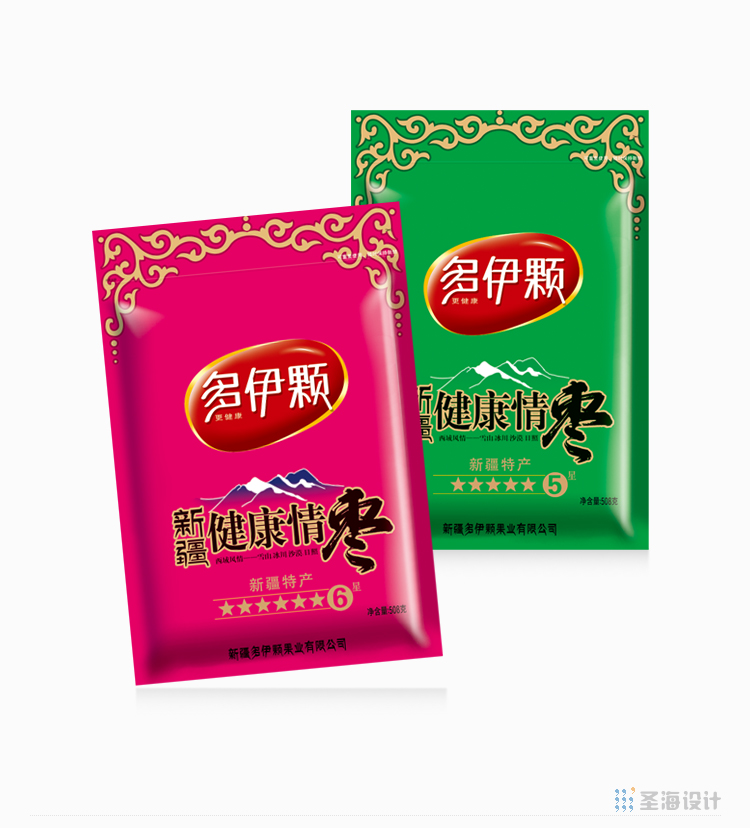 多伊颗红枣/坚果/线上包装/网店包装/杭州包装设计/圣海包装设计