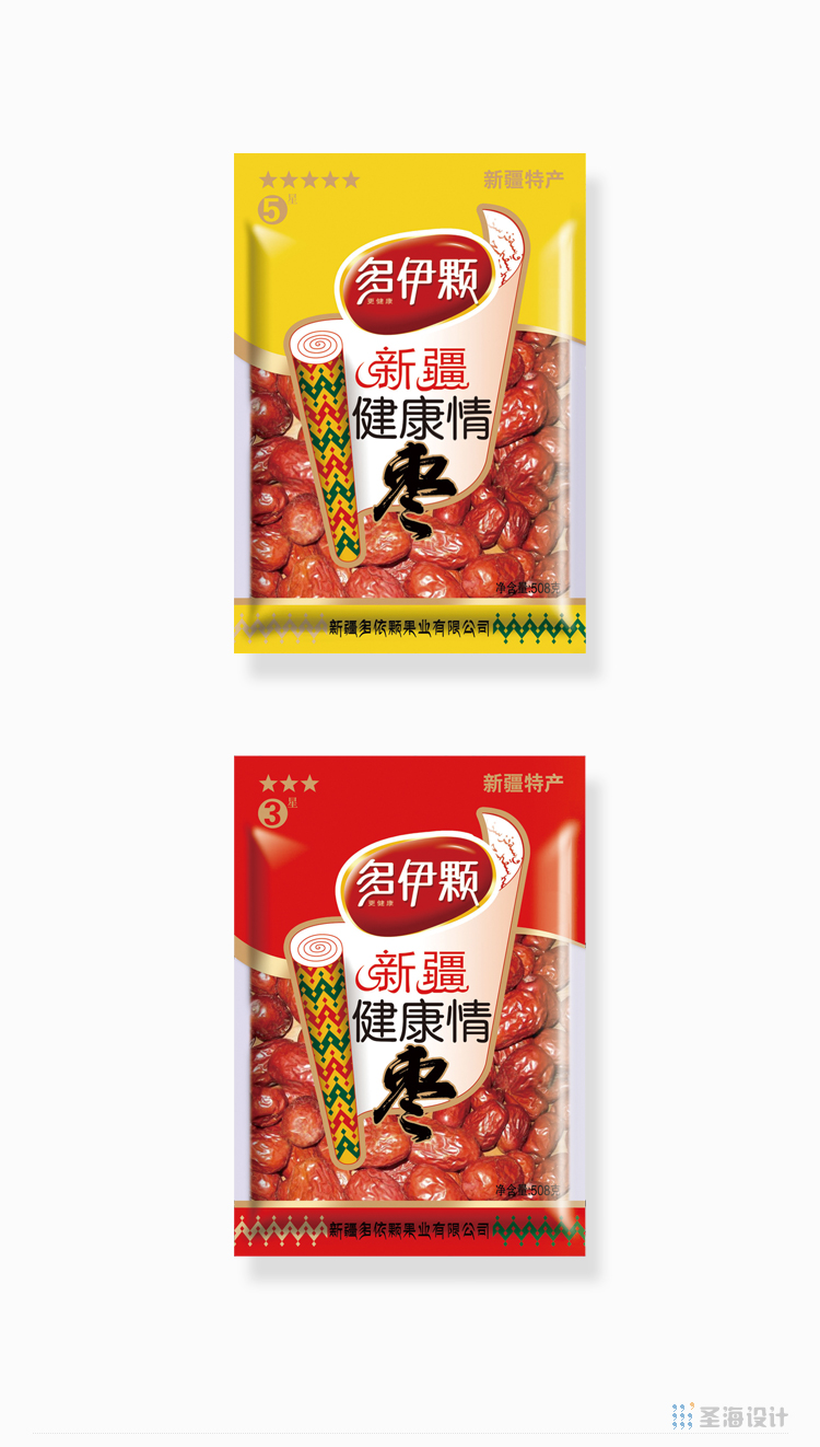 多伊颗红枣/坚果/线上包装/网店包装/杭州包装设计/圣海包装设计