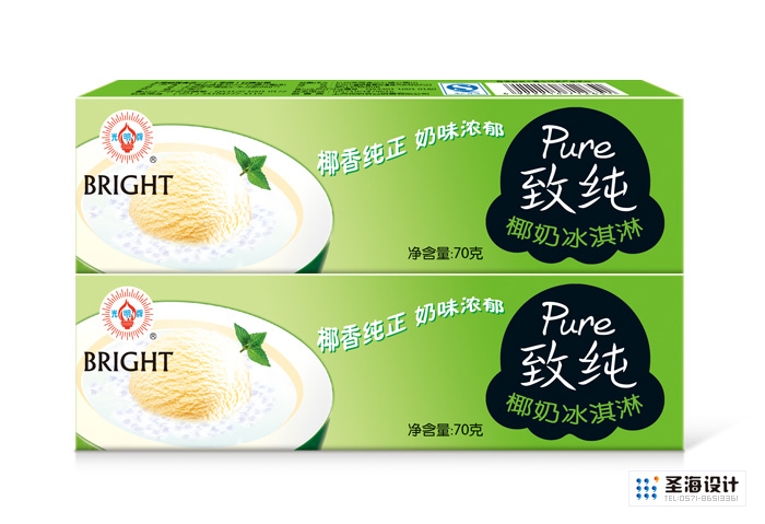 光明集团/冰淇淋包装/棒冰/杭州包装设计/杭州圣海包装艺术设计有限公司