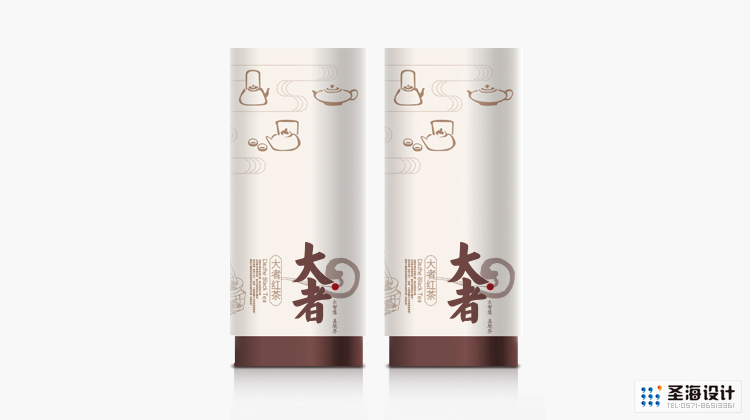 大者茶品牌设计/红茶茶叶罐设计/杭州包装设计/杭州圣海包装艺术设计有限公司