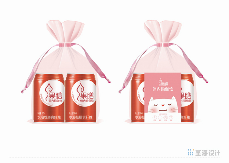 果膳体内瑜伽饮/杭州包装设计/圣海包装设计/圣海设计