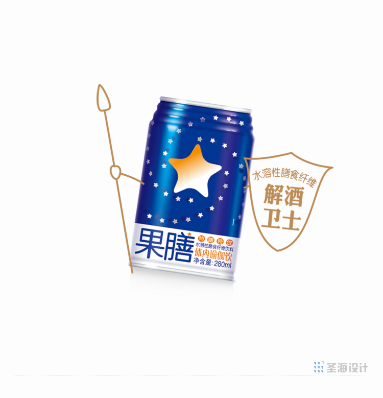 果膳体内瑜伽饮/杭州包装设计/圣海包装设计/圣海设计