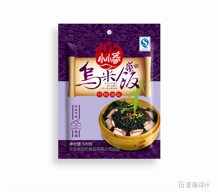 小小春乌米饭/安吉特产/杭州包装设计/圣海包装设计