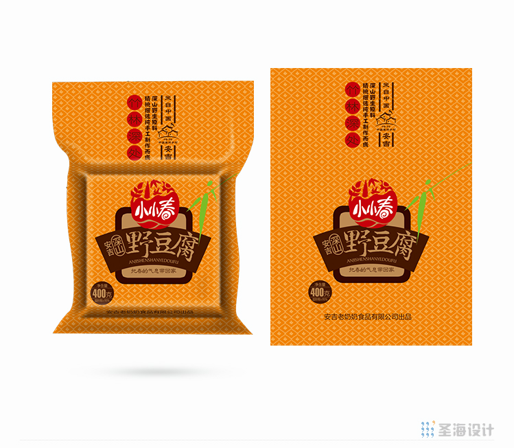 小小春安吉深山野豆腐/杭州包装设计/圣海包装设计