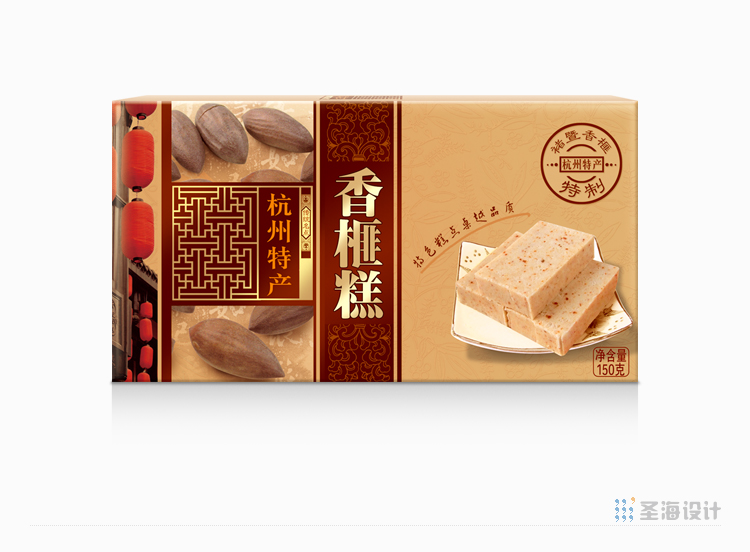 西湖酥|杭州特产|杭州糕点|杭州包装设计|杭州圣海包装设计