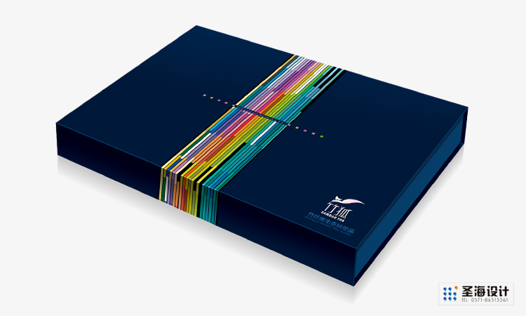 竹狐纺织品包装/竹纤维生态纺织品精装礼盒/杭州包装设计/杭州圣海包装艺术设计有限公司