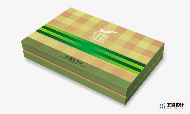 竹狐纺织品包装/竹纤维毛巾礼盒/杭州包装设计/杭州圣海包装艺术设计有限公司