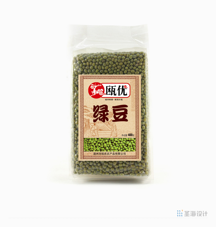 瓯优中华特产品牌整合|绿豆|杭州包装设计|圣海包装设计
