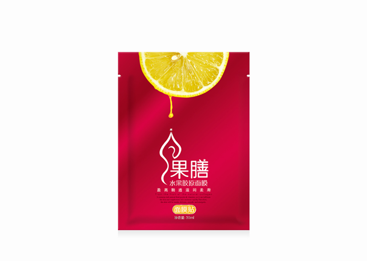 果膳体面膜/果膳水果胶原面膜/可以吃的面膜/杭州包装设计/圣海包装设计/圣海设计